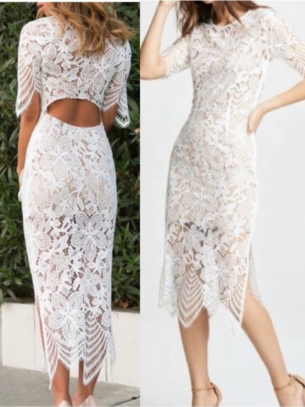 For Love and Lemons Lace Midi Dress